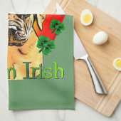 Bullmastiff St. Patrick's Day Theedoek (Quarter Fold)