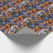 Bullmastiff Trick-or-Treating Halloween kostuums Cadeaupapier (Hoek)