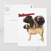 Bullmastiff Trio 2 Briefkaart (Voorkant / Achterkant)
