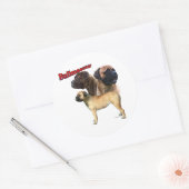Bullmastiff Trio 2 - Sticker (Envelop)