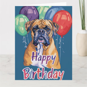 Bullmastiff Verjaardag Kaart