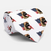 Bullmastiff vlag stropdas (Opgerold)