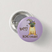 Bullmastiff Witch Button (Voorkant /achterkant)