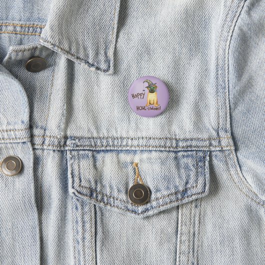 Bullmastiff Witch Button (In situ)