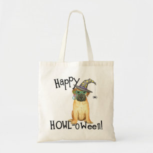 Bullmastiff Witch Canvas tas