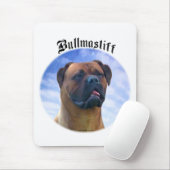 Bullmastiff Wolken Muismat (Met muis)