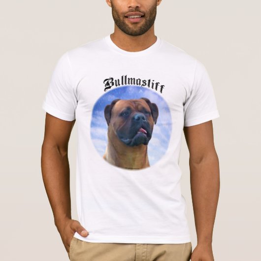 Bullmastiff Wolken T-shirt (Voorkant)