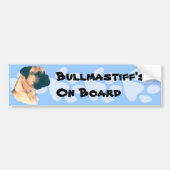 Bullmastiff's Rock! Bumpersticker (Voorkant)