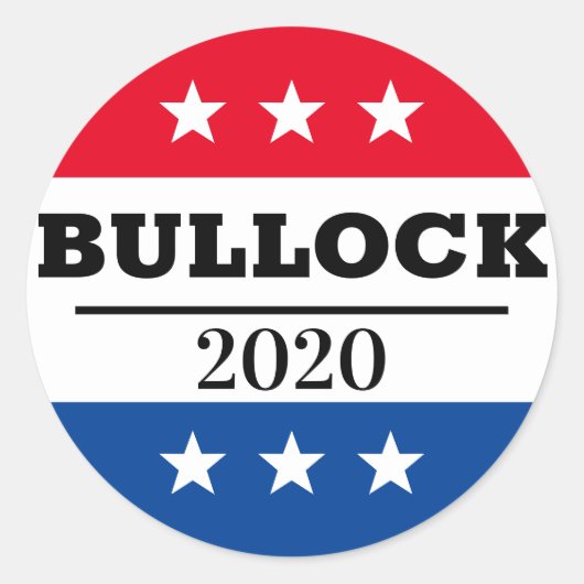 BULLOCK 2020 RONDE STICKER (Voorkant)