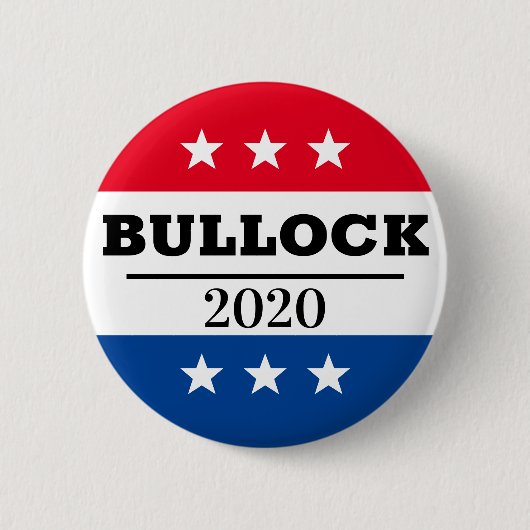 Bullock 2020 Verkiezingspak Ronde Button 5,7 Cm (Voorkant)