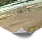 Bullock crin in the Ford by grigorescu Nicolae Poster (Hoek)