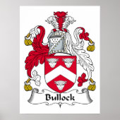 Bullock Family Crest Poster (Voorkant)