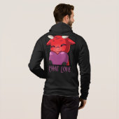 Bullpew Chat Love hoodie (Achterkant volledig)