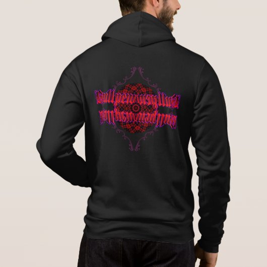 Bullpew gespiegeld 3D Hoodie (Achterkant)
