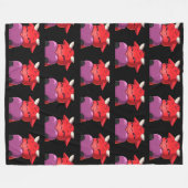 Bullpew Liefde Fleece Deken (Voorkant (Horizontaal))