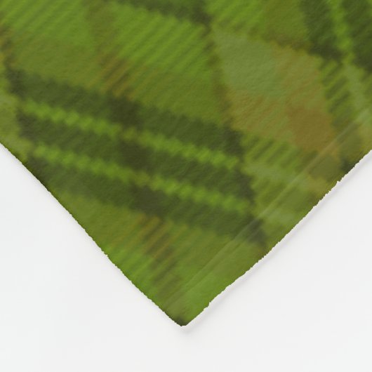 Bullpew Lime Groene Fleece Deken (Hoek)