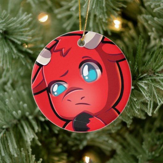 Bullpew-Sus Keramisch Ornament (Boom)