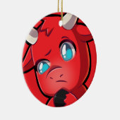 Bullpew-Sus Keramisch Ornament (Rechts)