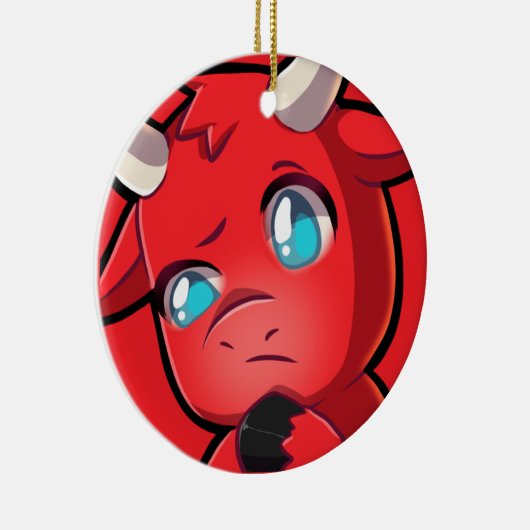 Bullpew-Sus Keramisch Ornament (Rechts)