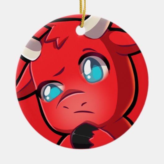 Bullpew-Sus Keramisch Ornament (Voorkant)