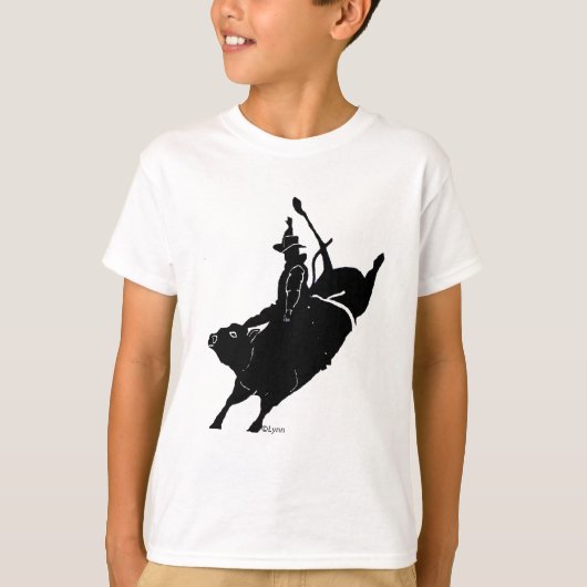 Bullrider 1 t-shirt (Voorkant)