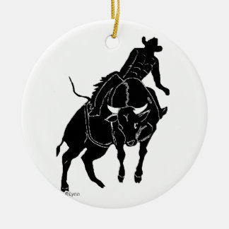 Bullrider 300-kopie keramisch ornament