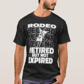 Bullrider Riding Rodeo Bull T-shirt (Voorkant)