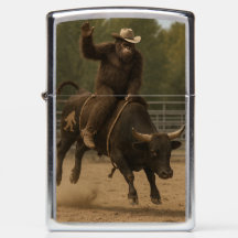 Bullriding Bigfoot lighter