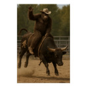 Bullriding Bigfoot Poster (Voorkant)