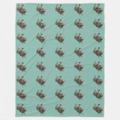 Bullrijder Fleece Deken (Voorkant)