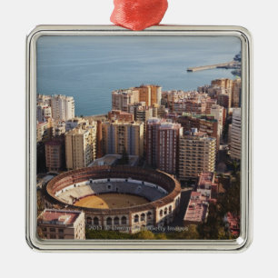 Bullring en haven van La Malagueta Metalen Ornament