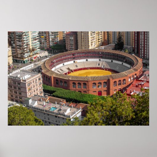 Bullring van La Malagueta Poster (Voorkant)