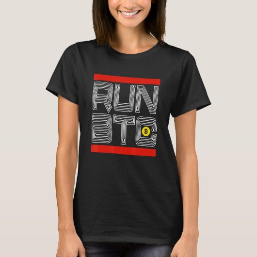 Bullrun Btc Bitcoin Crypto Token Rich Blockchain M T-shirt (Voorkant)