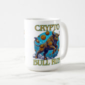 Bullrun crypto bull bitcoin koffiemok (Voorkant rechts)