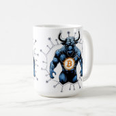 Bullrun crypto bull bitcoin koffiemok (Voorkant rechts)