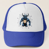 Bullrun crypto bull bitcoin trucker pet (Voorkant)