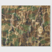 Bullrush Camouflage Camo Hunting Gevist patroon Cadeaupapier (Vlak)