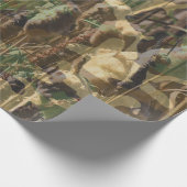 Bullrush Camouflage Camo Hunting Gevist patroon Cadeaupapier (Hoek)