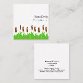 Bullrush Event Planner Vierkante Visitekaartje (Voorkant / Achterkant)