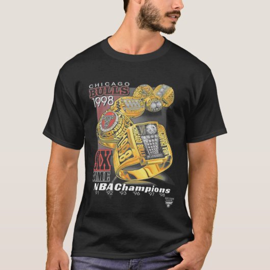 Bulls 6 Rings Mannen T-shirt (Voorkant)