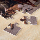 Bulls and Beren in the Market, 1879 Legpuzzel (Zijkant)
