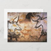 Bulls Buffalo Cave Painting Briefkaart (Voorkant / Achterkant)