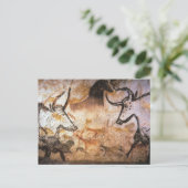 Bulls Buffalo Cave Painting Briefkaart (Staand voorkant)