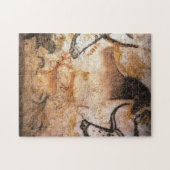 Bulls Buffalo Cave Painting Legpuzzel (Horizontaal)