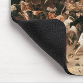 Bulls en Beren op de beurs (W.H. Beard) Muismat (Hoek)