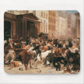 Bulls en Beren op de beurs (W.H. Beard) Muismat (Voorkant)