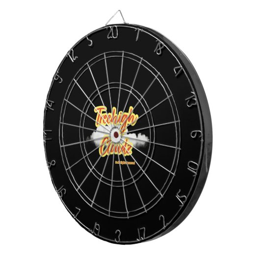 Bull's-Eye: A Treehigh Cloudz Dart Board Dartbord (Voorkant Rechts)