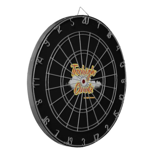 Bull's-Eye: A Treehigh Cloudz Dart Board Dartbord (Voorkant Links)