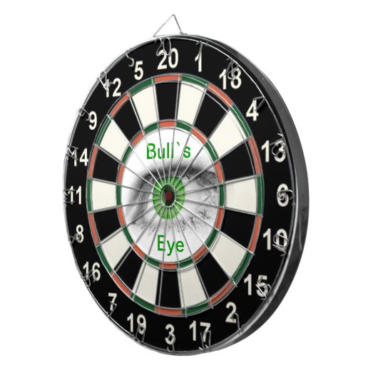 Bull's Eye Dart Board Dartbord (Voorkant Rechts)