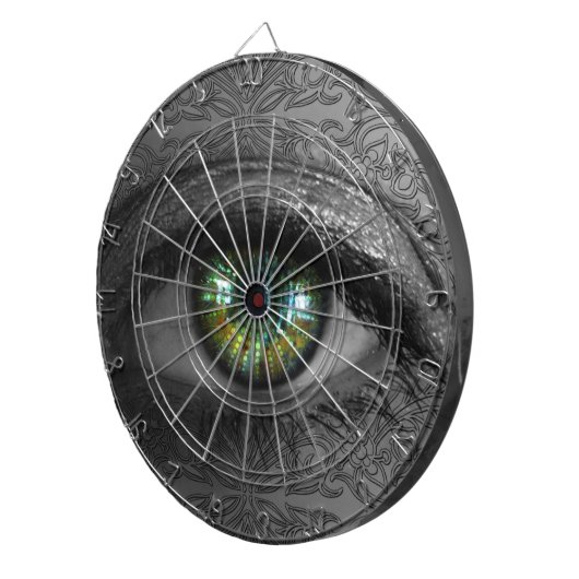 Bulls "EYE" Dart Board Dartbord (Voorkant Rechts)